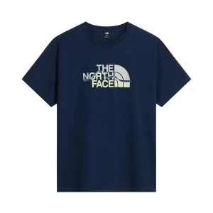 Foto van product THE NORTH FACE Shirt 'Mountain Line' navy / lichtgeel