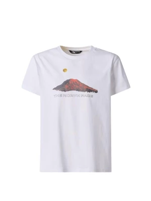 Foto van product THE NORTH FACE Shirt 'THE NORTH FACE kids B MOUNTAIN NIGHT SS TEE T-SHIRT' wit