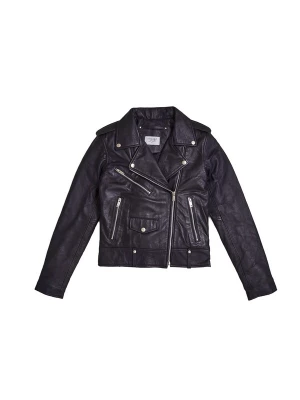 Foto van product THE ODDS Tussenjas 'Mulberry Purple Matte Leather Jacket Women / LMTD Edition' zwart