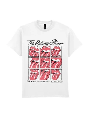 Foto van product THE ROLLING STONES Shirt 'Rolling Stones World Greatest Rock n´Roll Band T-Shirt' wit