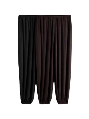 Foto van product The Set Broek donkerbruin / zwart