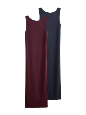 Foto van product The Set Gebreide jurk marine / bordeaux