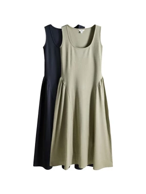 Foto van product The Set Jurk blauw / groen