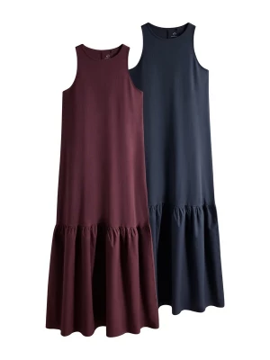 Foto van product The Set Jurk navy / bourgogne