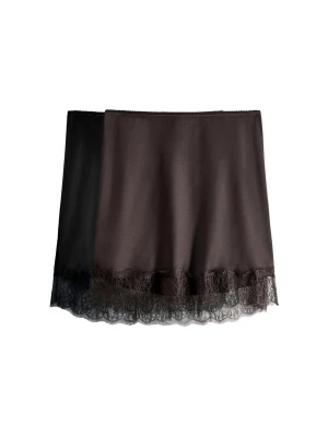 Foto van product The Set Rok chocoladebruin / zwart