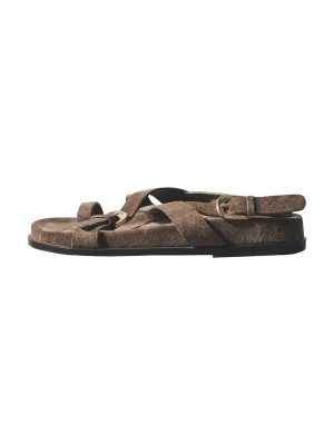 Foto van product The Set Sandalen met riem mokka