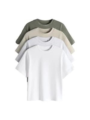 Foto van product The Set Shirt beige / lichtgrijs / olijfgroen / wit