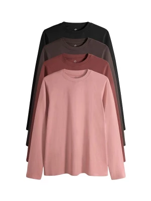 Foto van product The Set Shirt chocoladebruin / rosé / bordeaux / zwart