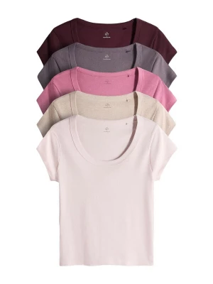 Foto van product The Set Shirt crème / donkerlila / poederroze / bourgogne
