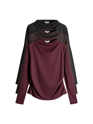 Foto van product The Set Shirt donkerbruin / bourgogne / zwart