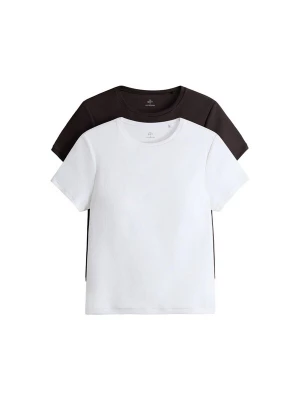 Foto van product The Set Shirt donkerbruin / wit