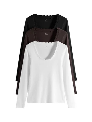 Foto van product The Set Shirt donkerbruin / zwart / wit