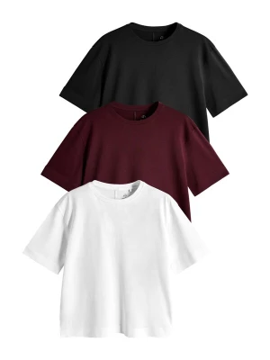 Foto van product The Set Shirt donkerrood / zwart / wit