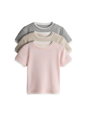 Foto van product The Set Shirt ecru / grijs gemêleerd / rosa / wit