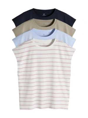 Foto van product The Set Shirt ecru / navy / lichtblauw / taupe