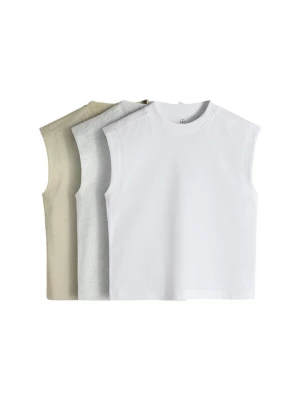 Foto van product The Set Shirt grijs gemêleerd / olijfgroen / wit