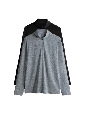 Foto van product The Set Shirt grijs gemêleerd / zwart