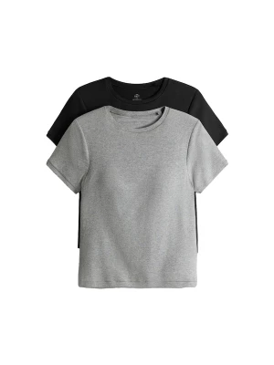 Foto van product The Set Shirt grijs gemêleerd / zwart
