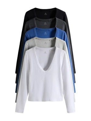 Foto van product The Set Shirt kobaltblauw / grafiet / lichtgrijs / zwart / wit