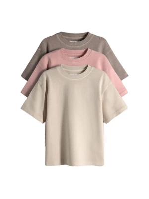 Foto van product The Set Shirt lichtbruin / donkerbruin / rosa