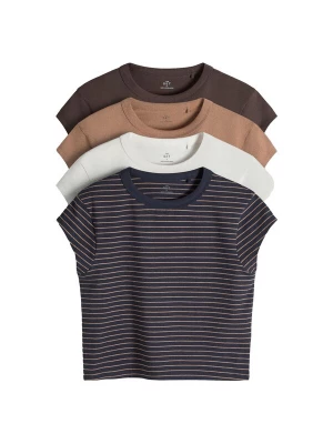 Foto van product The Set Shirt navy / bruin / donkerbruin / wit
