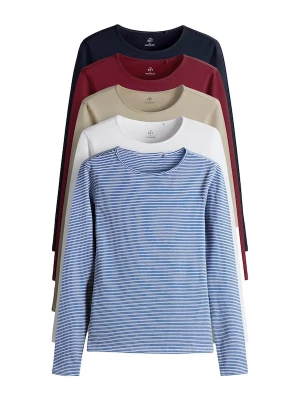 Foto van product The Set Shirt navy / lichtblauw / cappuccino / bourgogne / wit