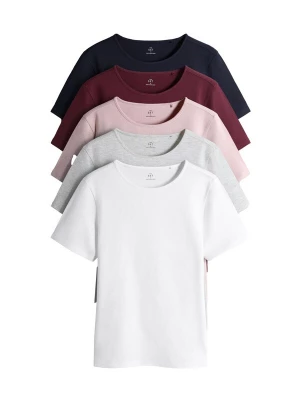 Foto van product The Set Shirt navy / lichtgrijs / oudroze / wijnrood / wit