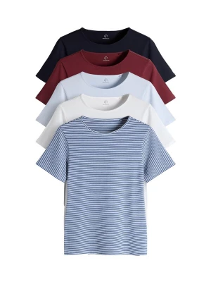 Foto van product The Set Shirt navy / pastelblauw / donkerrood / wit