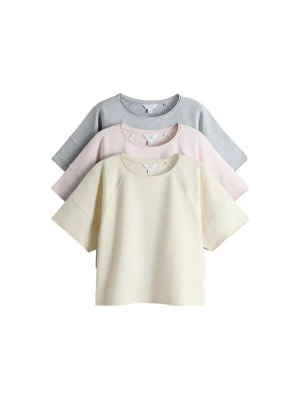 Foto van product The Set Shirt pasteelgeel / grijs / rosé