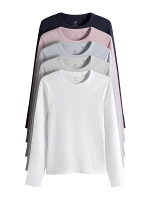 Foto van product The Set Shirt pastelblauw / grijs gemêleerd / rosa / bourgogne / wit