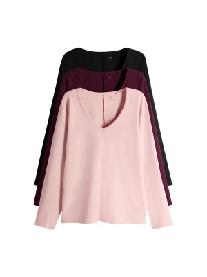 Foto van product The Set Shirt rosa / wijnrood / zwart