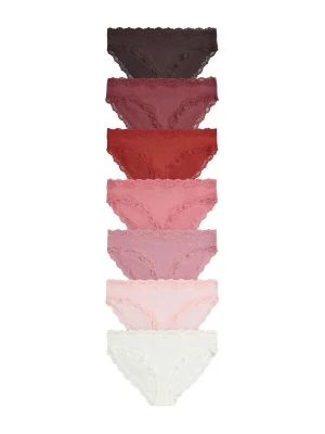Foto van product The Set Slip donkerbruin / mauve / rosa / rood / wit