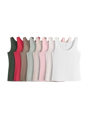 Foto van product The Set Top bruin / pastelgroen / donkergroen / rosa / rosé / rood / wit / natuurwit