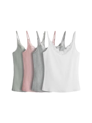 Foto van product The Set Top grijs / pastelgroen / oudroze / wit