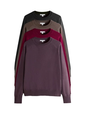 Foto van product The Set Trui bruin / antraciet / lila / pruim