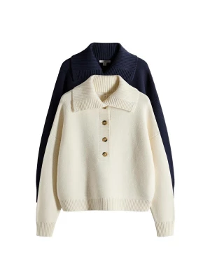 Foto van product The Set Trui crème / navy