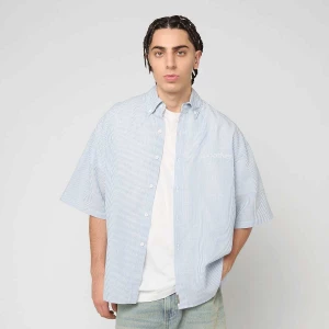 Foto van product The Short Sleeve Shirt Another Cotton Lab blauw