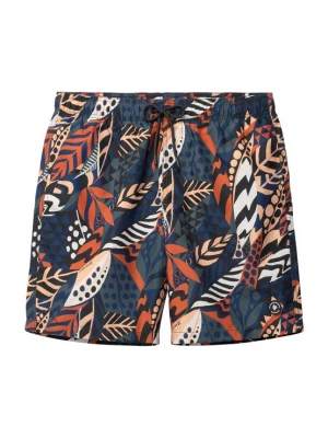 Foto van product The Sunshine Brand Zwemshorts 'Mike' blauw / oranje / wit