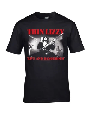 Foto van product Thin Lizzy Shirt 'Thin Lizzy Dangerous T-Shirt' zwart