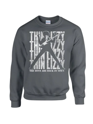 Foto van product Thin Lizzy Sweatshirt 'Thin Lizzy Boys Are Back in Town Sweatshirt' grijs