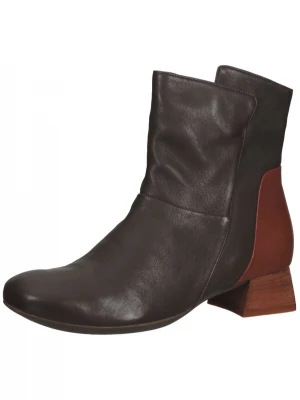 Foto van product THINK! Enkellaarsjes 'Delicia' bruin / donkerbruin