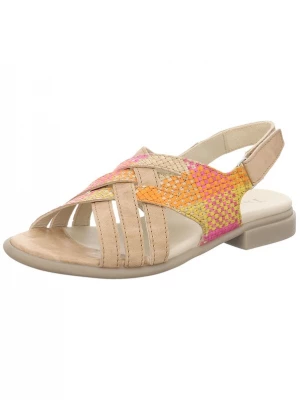 Foto van product THINK! Sandalen met riem beige / citroen / oranje / lichtroze