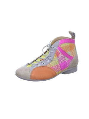 Foto van product THINK! Veterlaarzen 'Guad2' beige / geel / oranje / fuchsia
