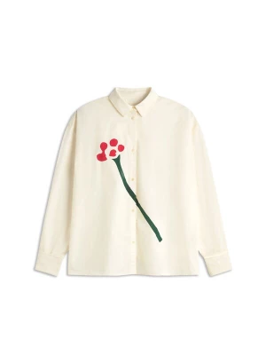 Foto van product Thinking MU Blouse 'Juana' spar / donkerrood / wit