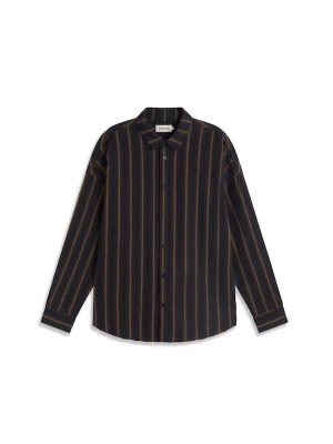 Foto van product Thinking MU Overhemd navy / bruin / lichtbruin