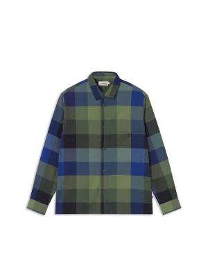 Foto van product Thinking MU Overhemd 'Theo' blauw / groen