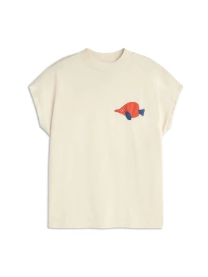 Foto van product Thinking MU Shirt 'Volta' donkerblauw / donkeroranje / offwhite