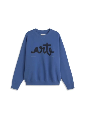 Foto van product Thinking MU Sweatshirt 'Jadewon' enziaan / zwart / wit