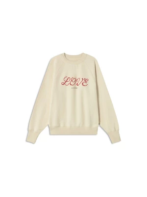 Foto van product Thinking MU Sweatshirt ' LOVE HEART ' offwhite