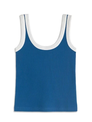 Foto van product Thinking MU Top 'Julia' blauw / wit